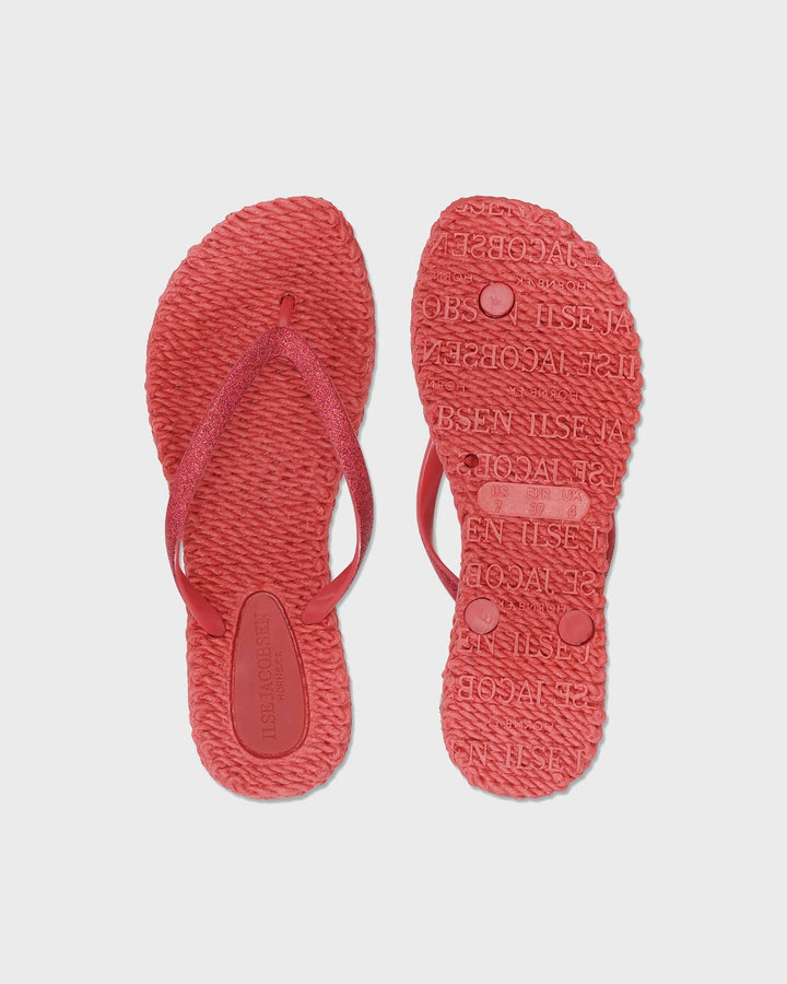 Flip Flop With Glitter Baked Apple