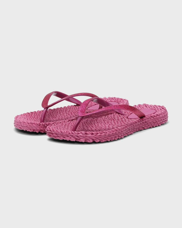 Flip Flop With Glitter Magenta Haze