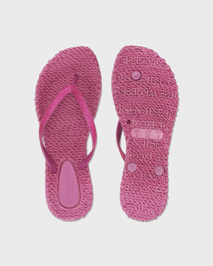 Flip Flop With Glitter Magenta Haze
