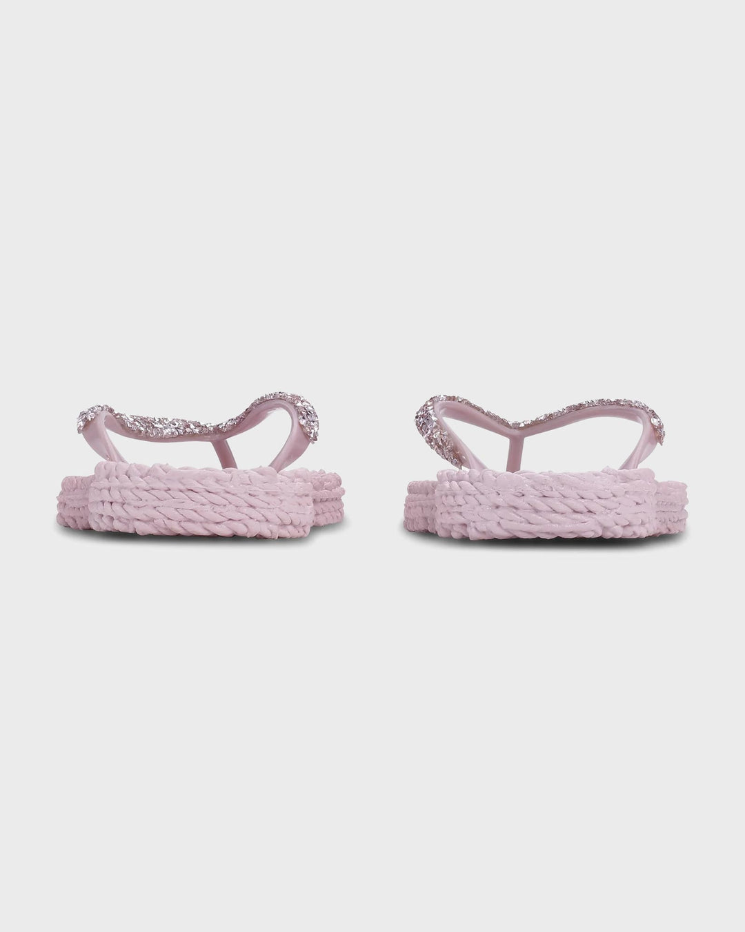 Flip Flop with Rhinestones Mauve Shadows