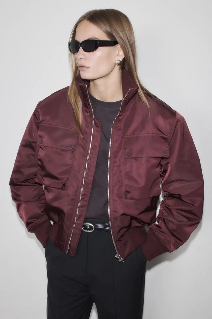 CPH Bomber Jacket 1 Nylon Burgundy