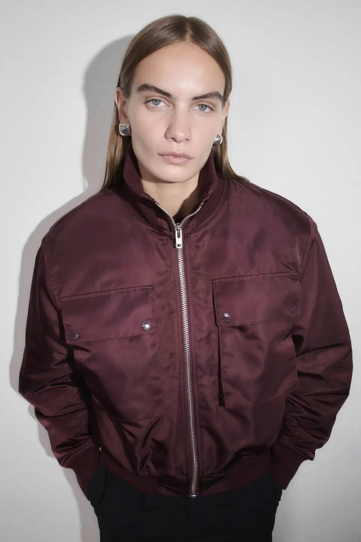 CPH Bomber Jacket 1 Nylon Burgundy
