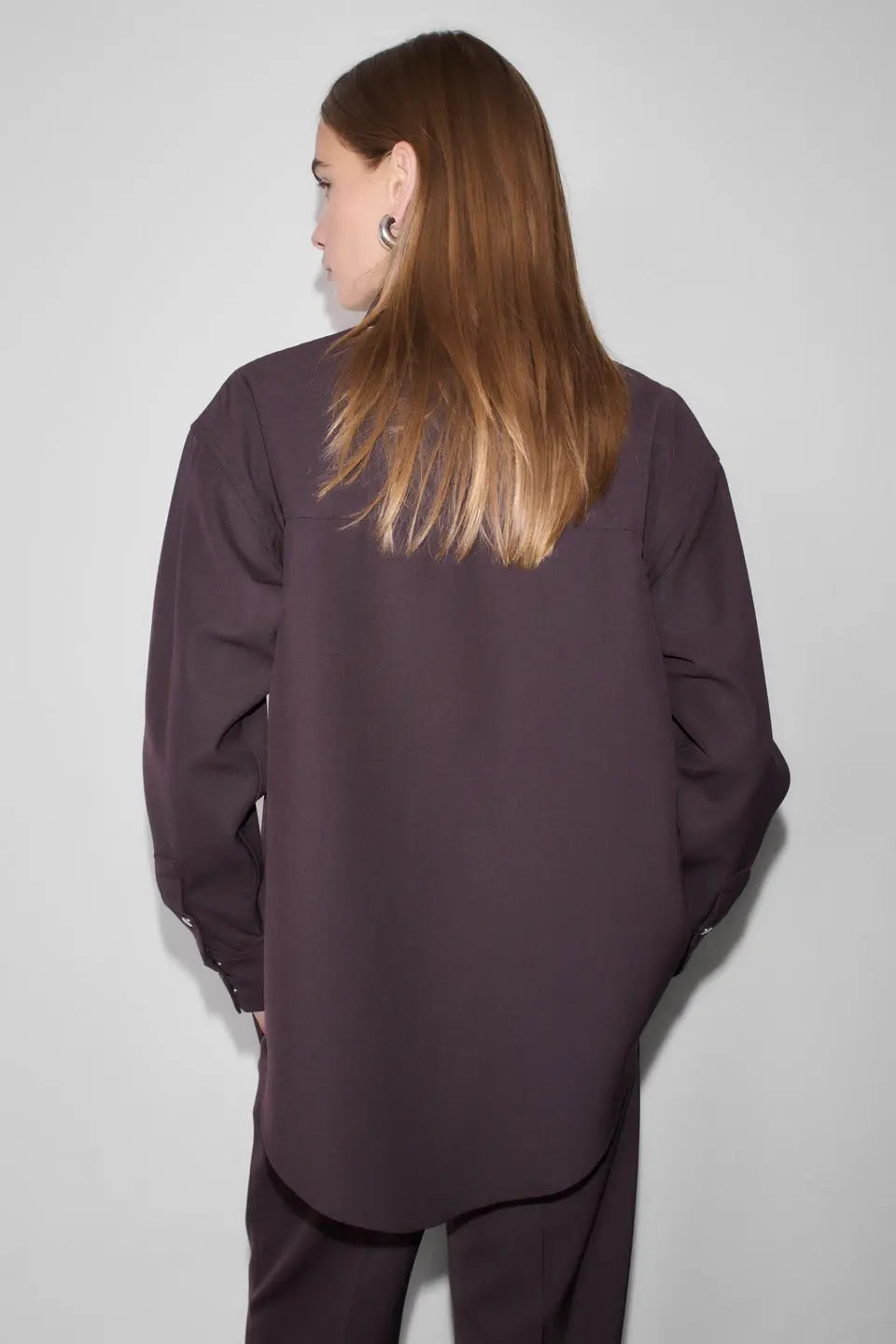 CPH Overshirt 1 Wool Burgundy