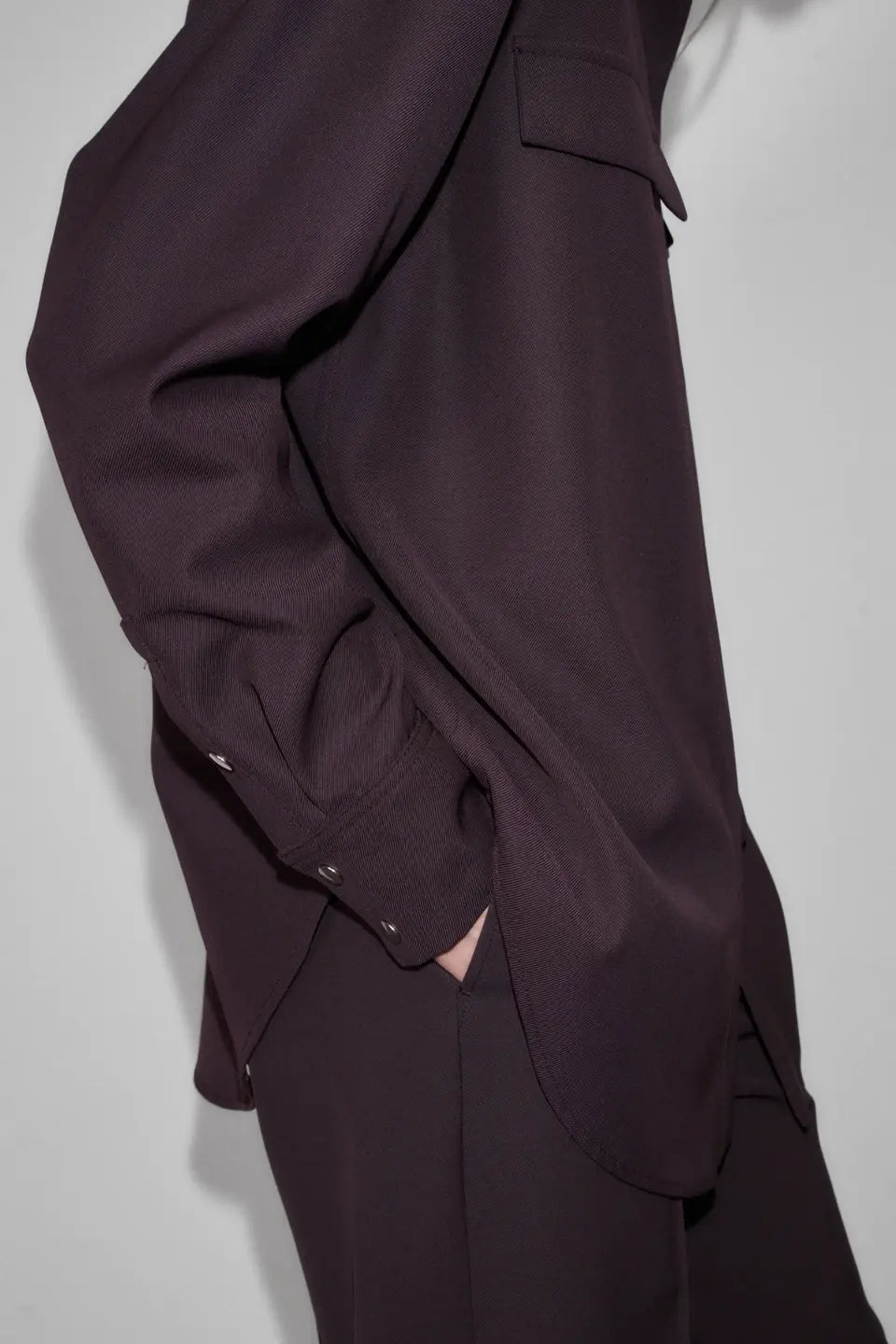 CPH Overshirt 1 Wool Burgundy