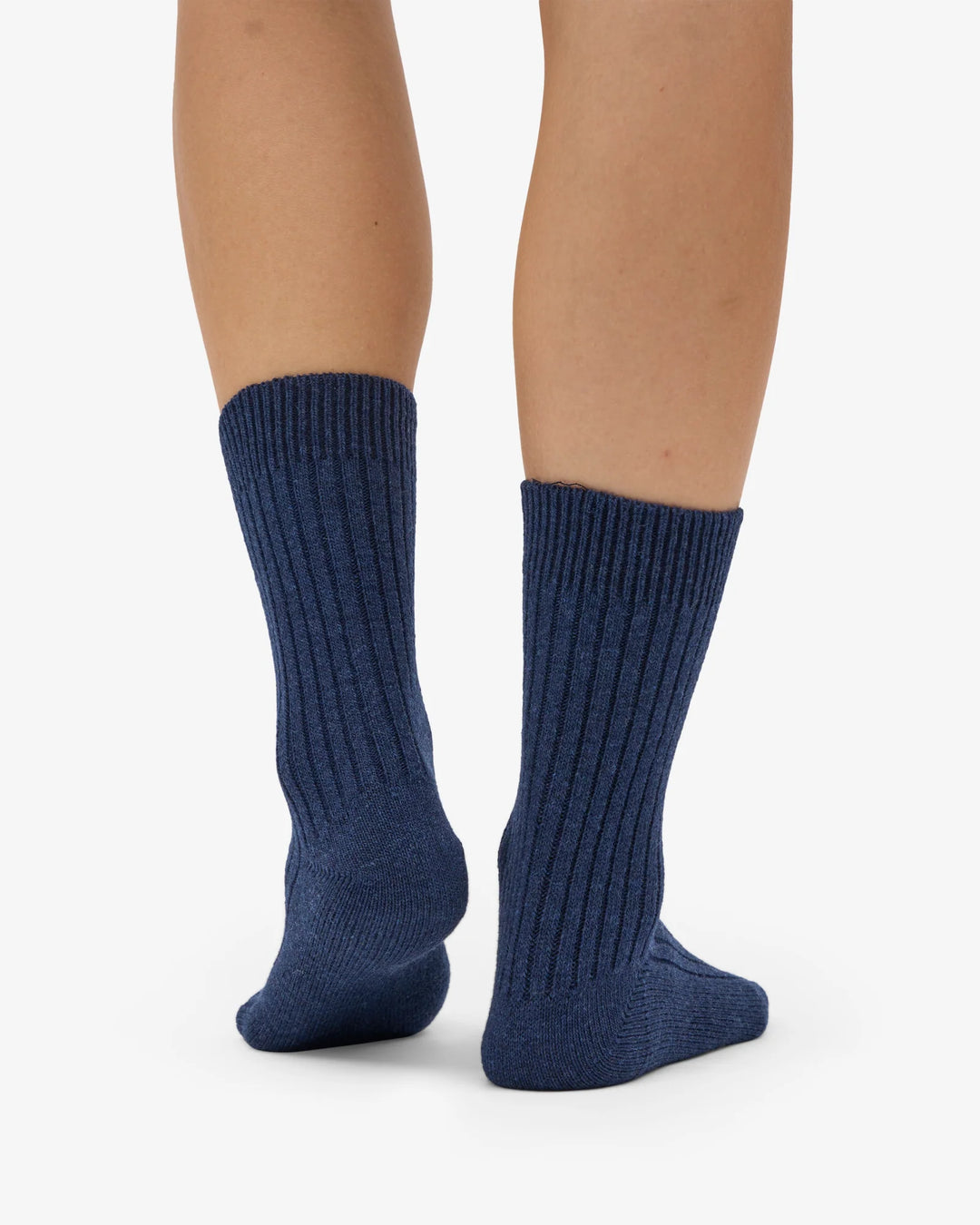 Merino Wool Blend Sock Marine Blue