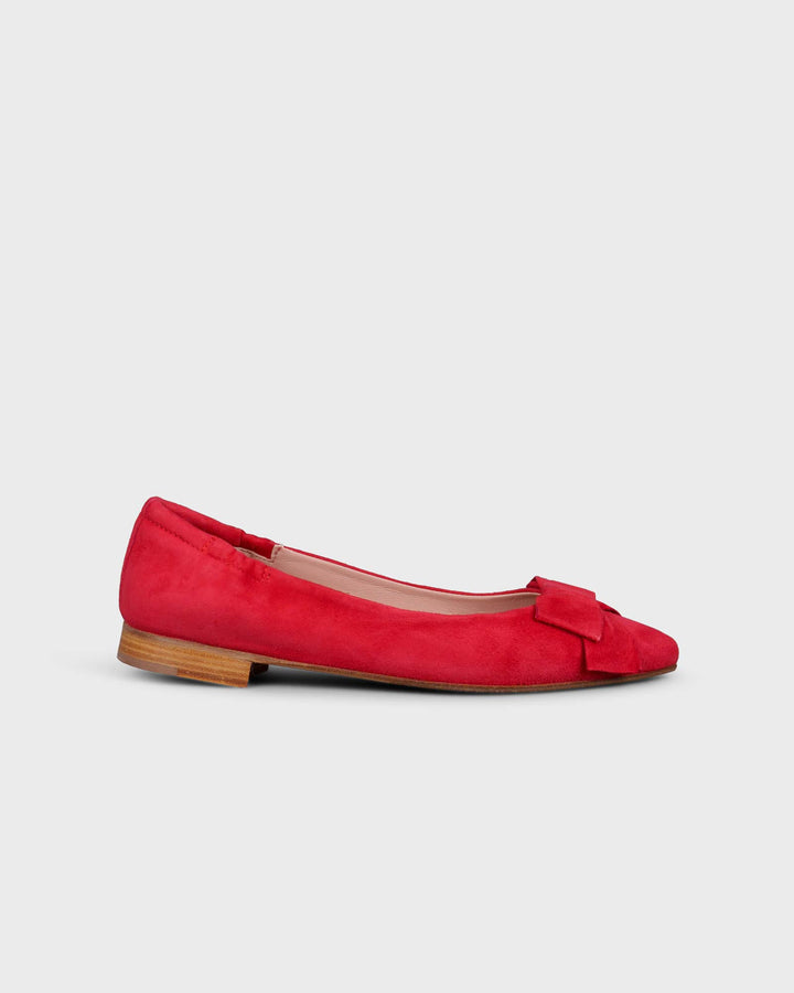 Ballerina Camoscio Red