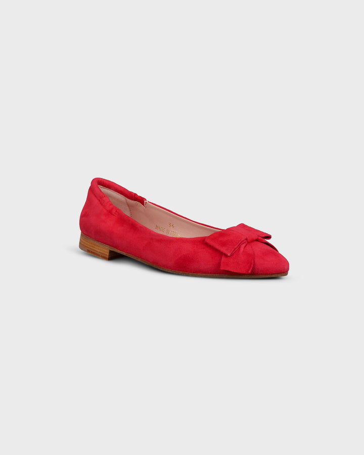 Ballerina Camoscio Red