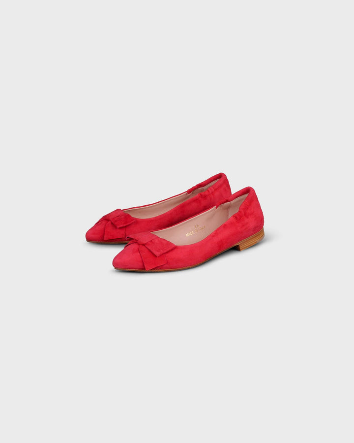 Ballerina Camoscio Red