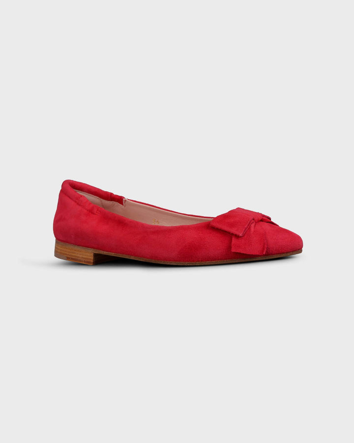 Ballerina Camoscio Red
