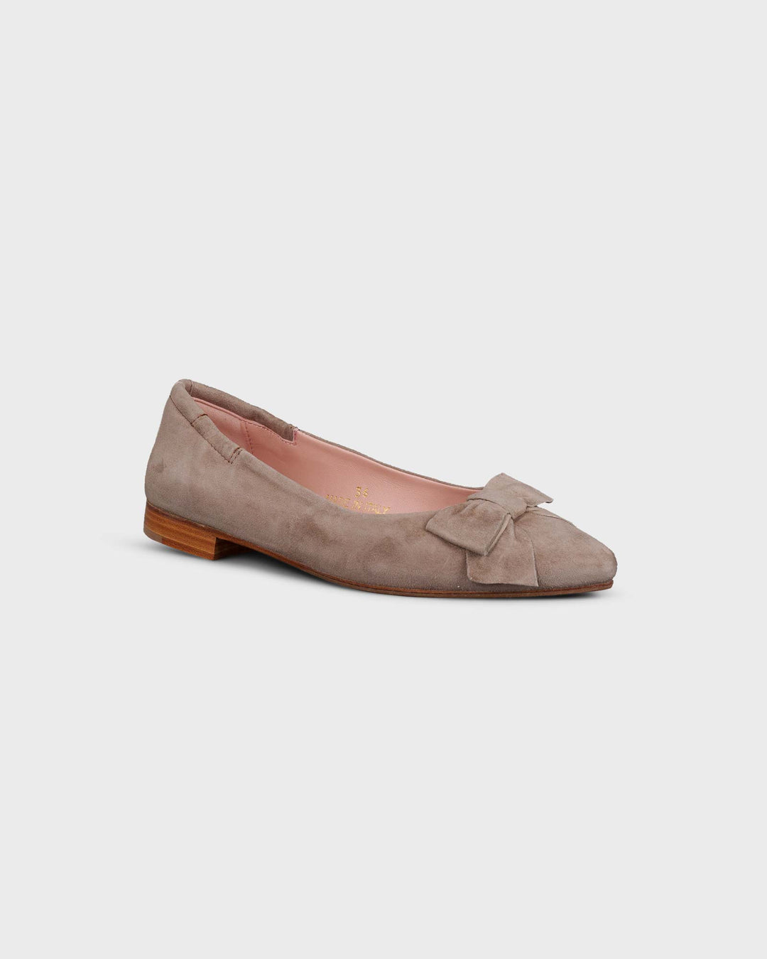 Ballerina Camoscio Taupe
