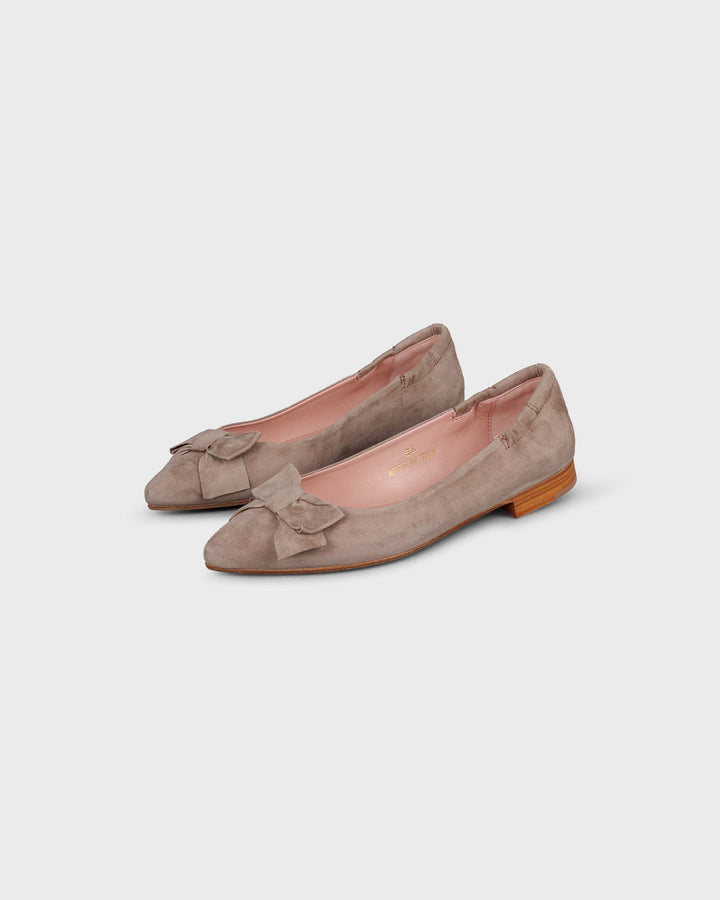 Ballerina Camoscio Taupe
