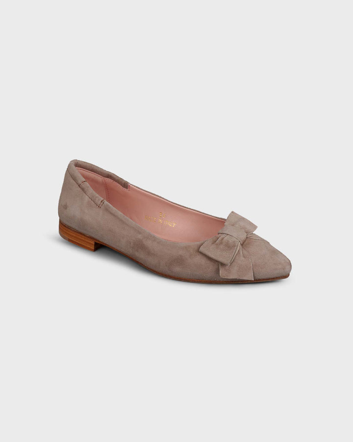 Ballerina Camoscio Taupe