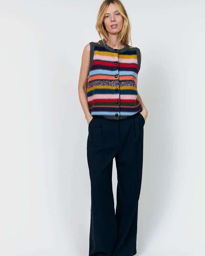 lollys laundry Weste CaitLL Knit Multi – Bild 3