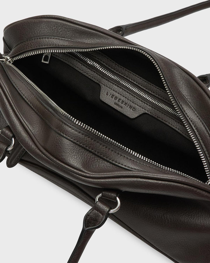 Liebeskind Berlin Handtasche Capri Satchel M Deep Soil – Bild 3