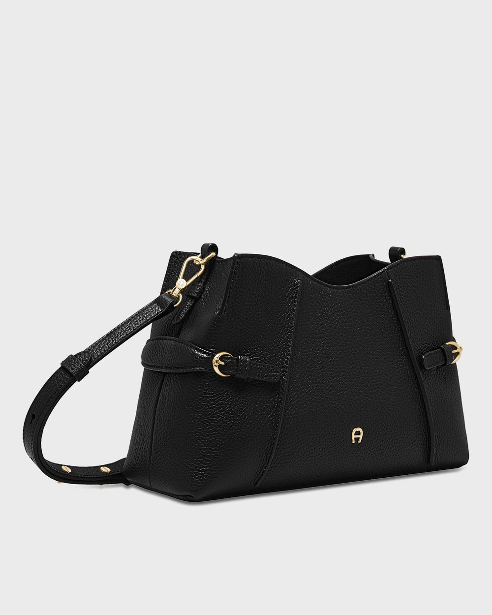 Aigner Handtasche Cavallo M Black – Bild 2
