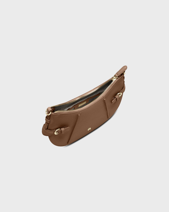 Aigner Handtasche Cavallo S Saddle Brown – Bild 3