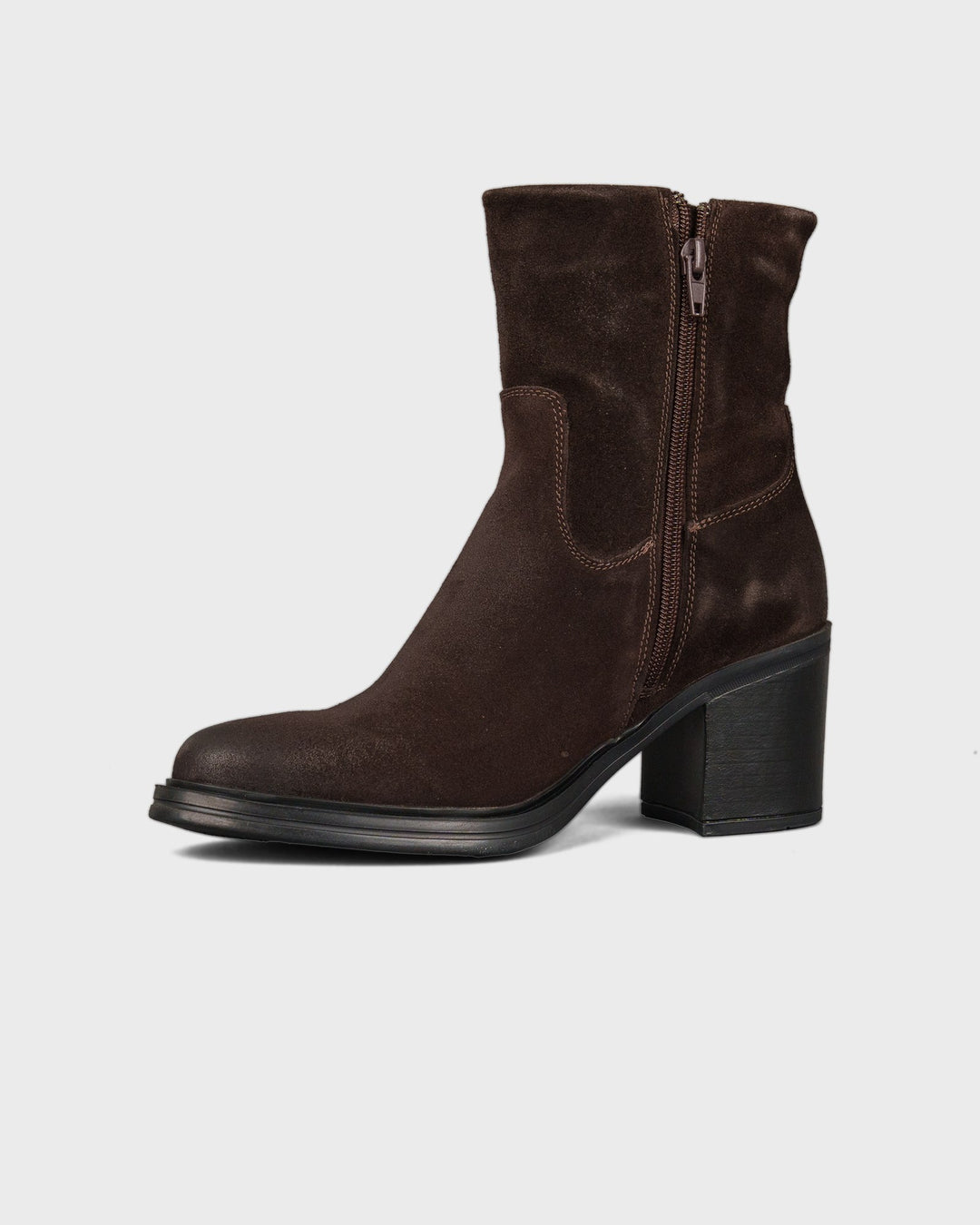 APPLE OF EDEN Schuhe Chiara 87 Suede Leather Testa Di Moro – Bild 3