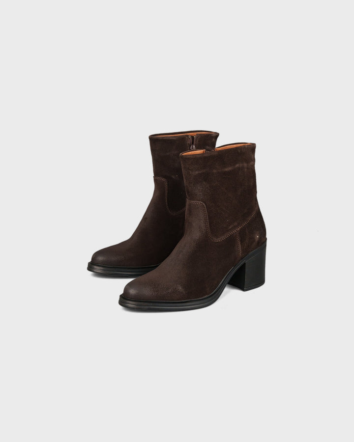 APPLE OF EDEN Schuhe Chiara 87 Suede Leather Testa Di Moro – Bild 4
