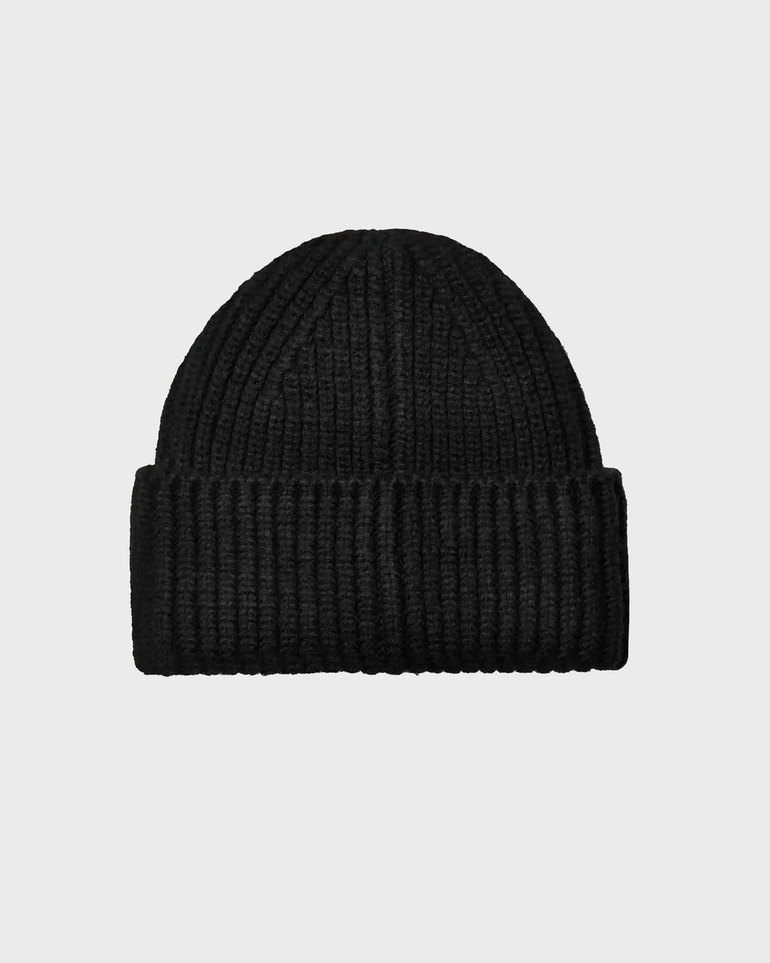 Chunky Crafted Rib Beanie Black