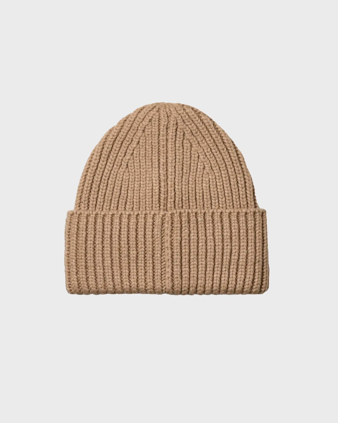 Chunky Crafted Rib Beanie White Pepper