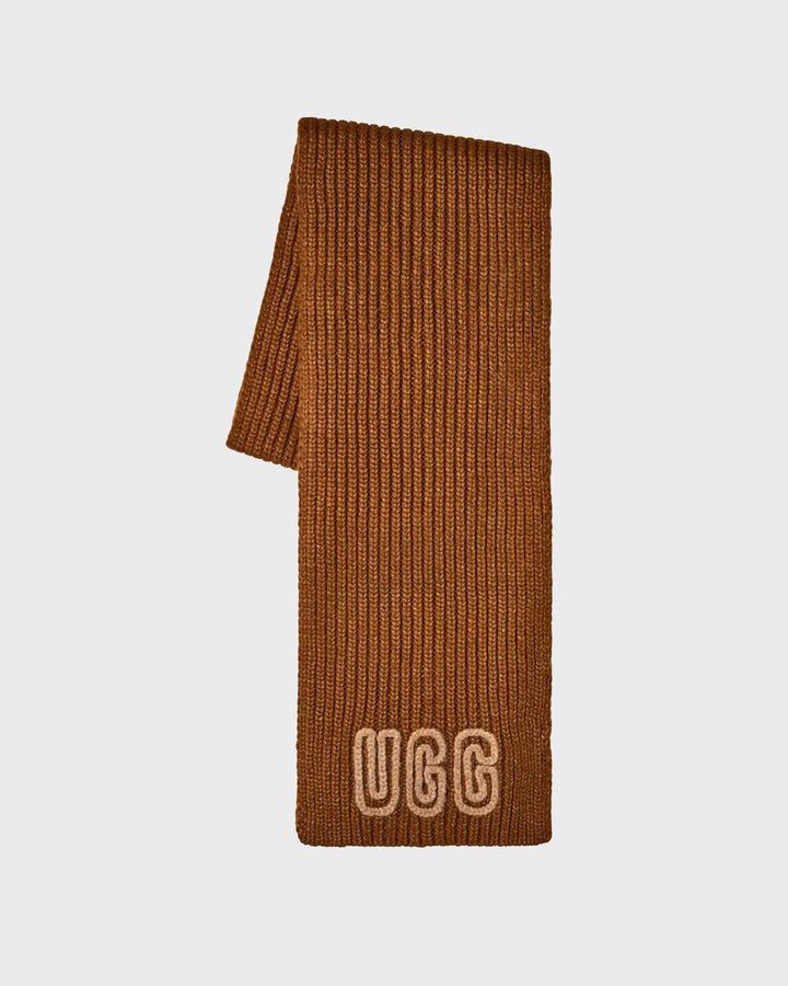 Chunky Crafted Rib Scarf Deco