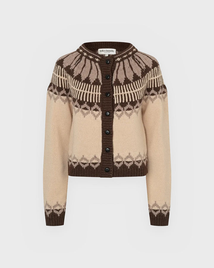 lollys laundry Cardigan ClareLL Knit Cardigan Creme