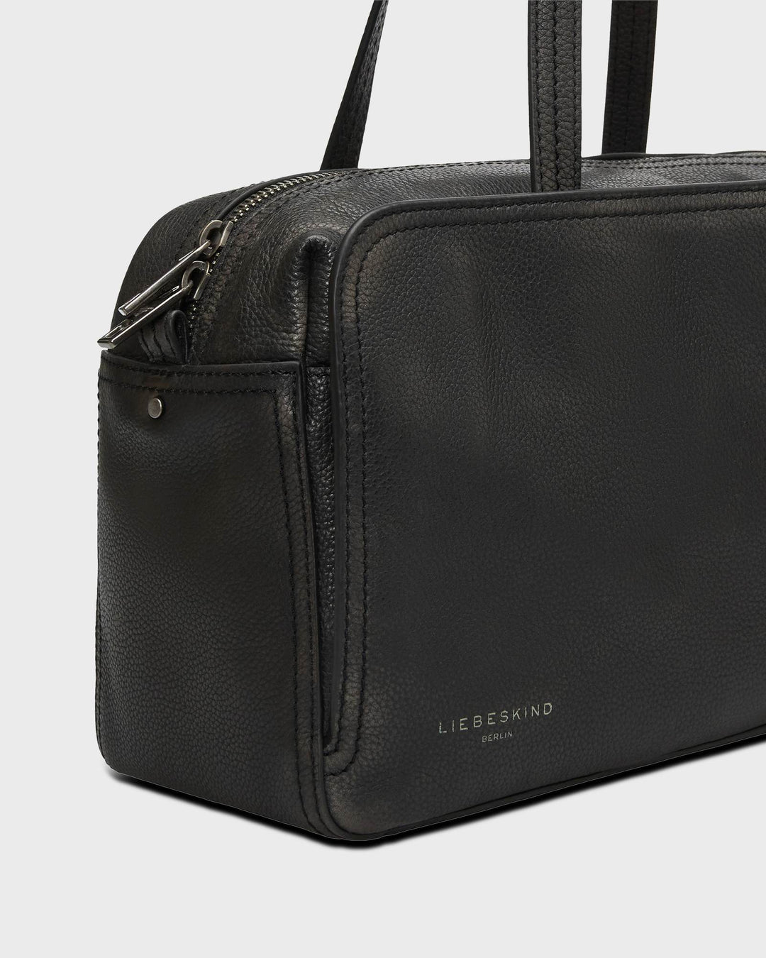 Liebeskind Berlin Handtasche Clarice II Satchel M Black – Bild 3