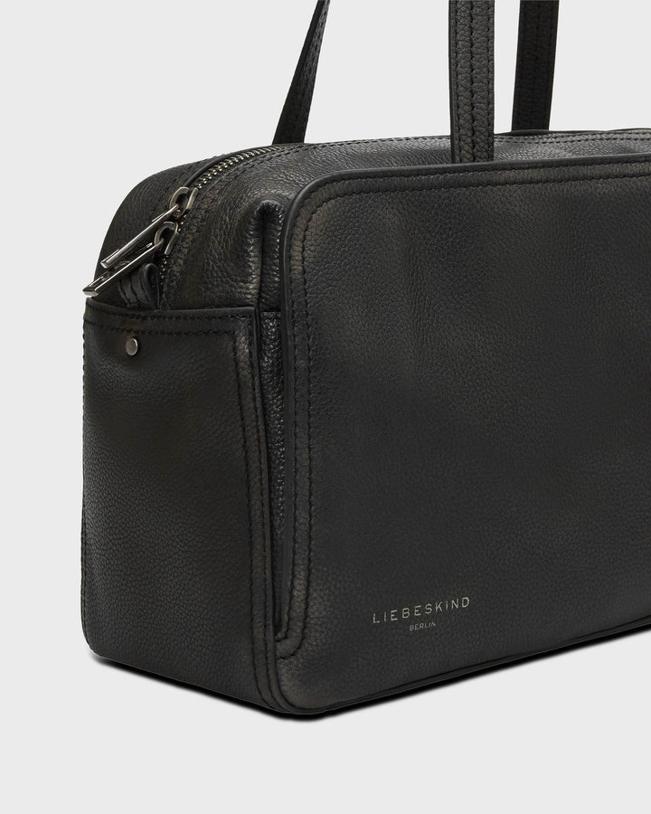 Liebeskind Berlin Handtasche Clarice II Satchel M Black – Bild 3