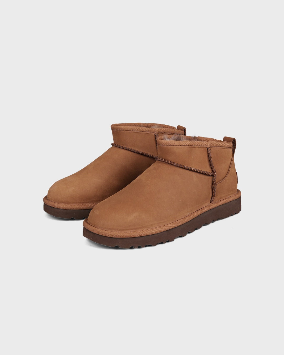 Ugg Schuhe Classic Ultra Mini Nubuck Dark Chestnut – Bild 3