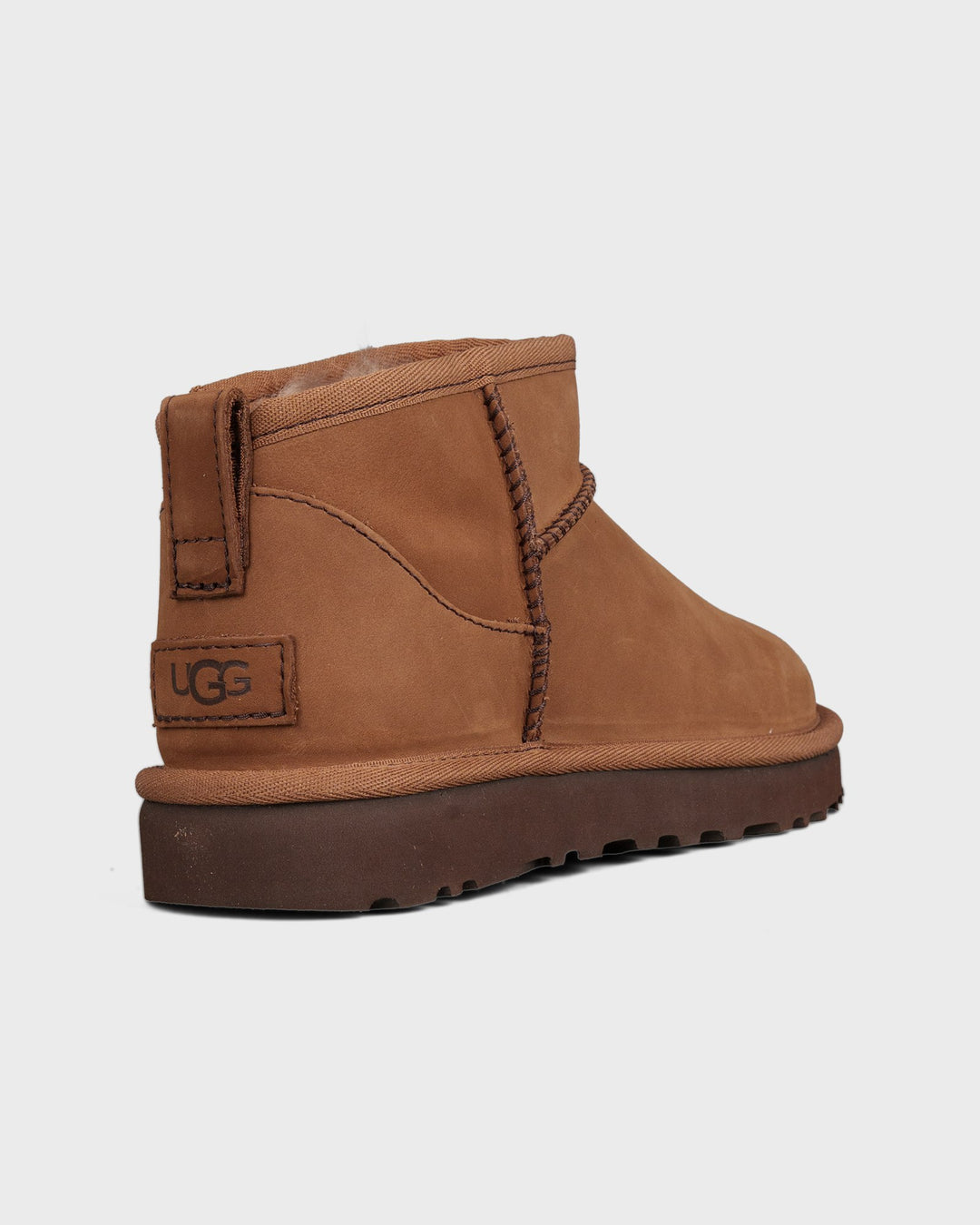 Ugg Schuhe Classic Ultra Mini Nubuck Dark Chestnut – Bild 5