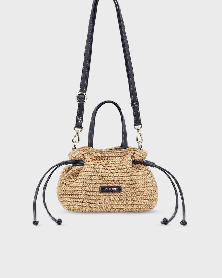 Coastal Companion Straw S Sand Black