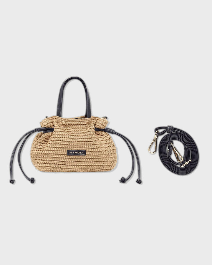 Coastal Companion Straw S Sand Black