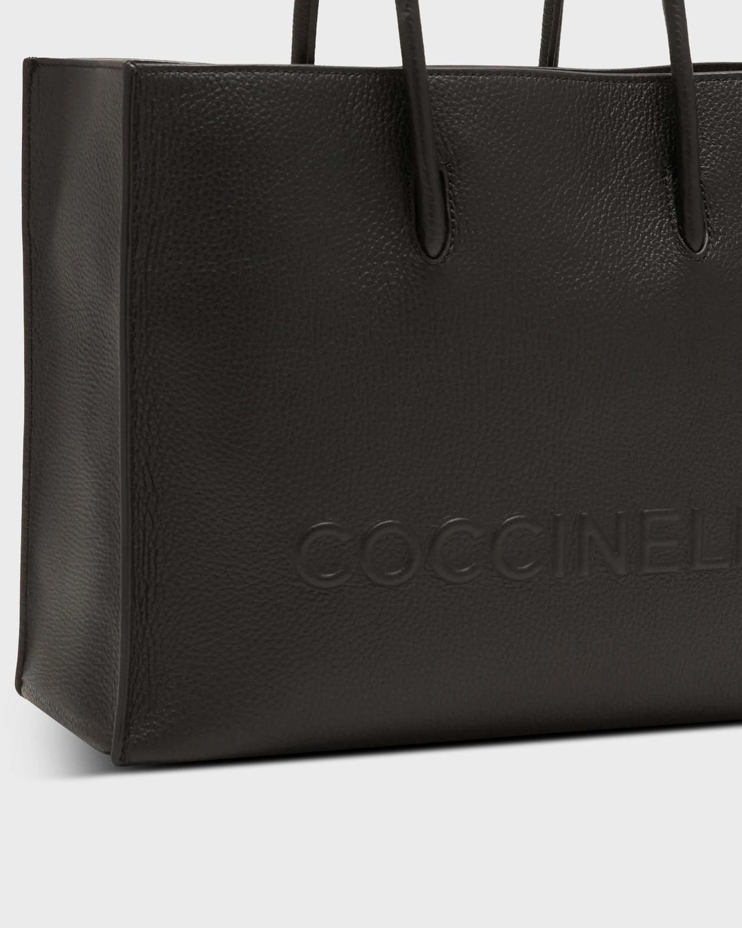 Coccinelle Myrtha Maxi Logo Medium Black