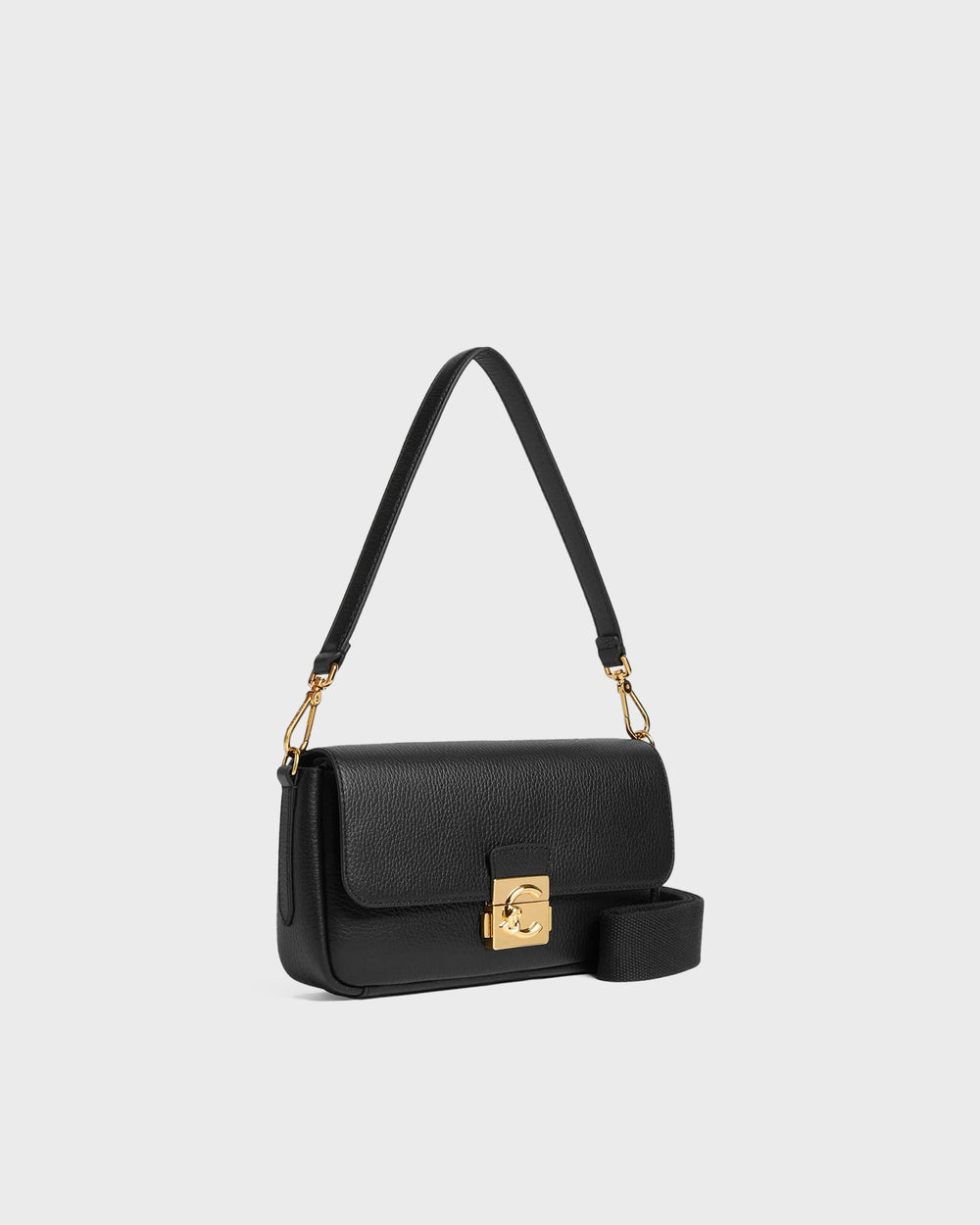 Coccinelle Handtasche Coccinelle C-Me Lock Black – Bild 2