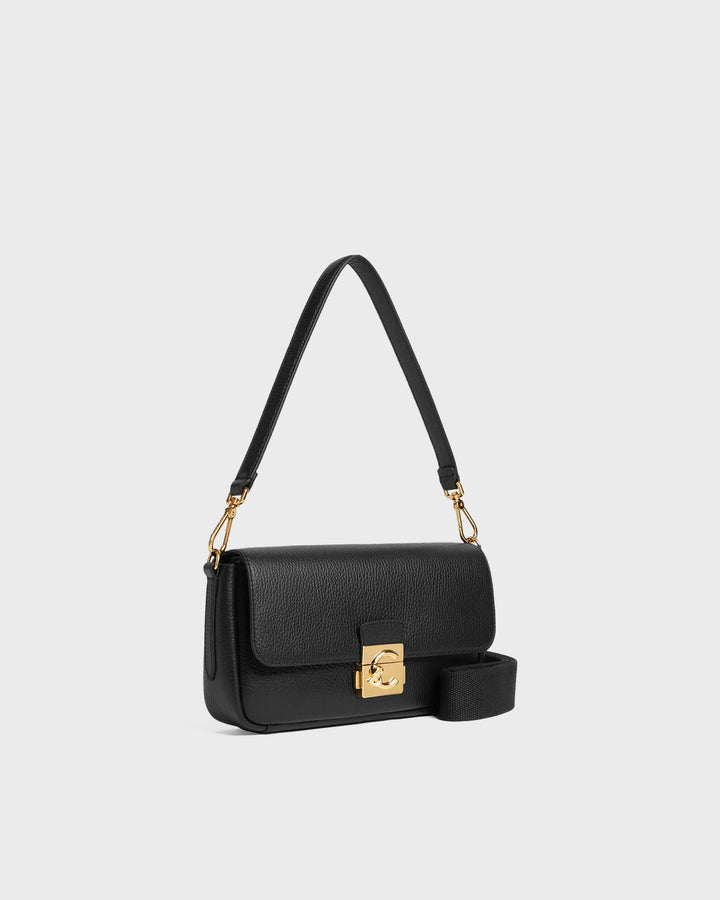 Coccinelle Handtasche Coccinelle C-Me Lock Black – Bild 2