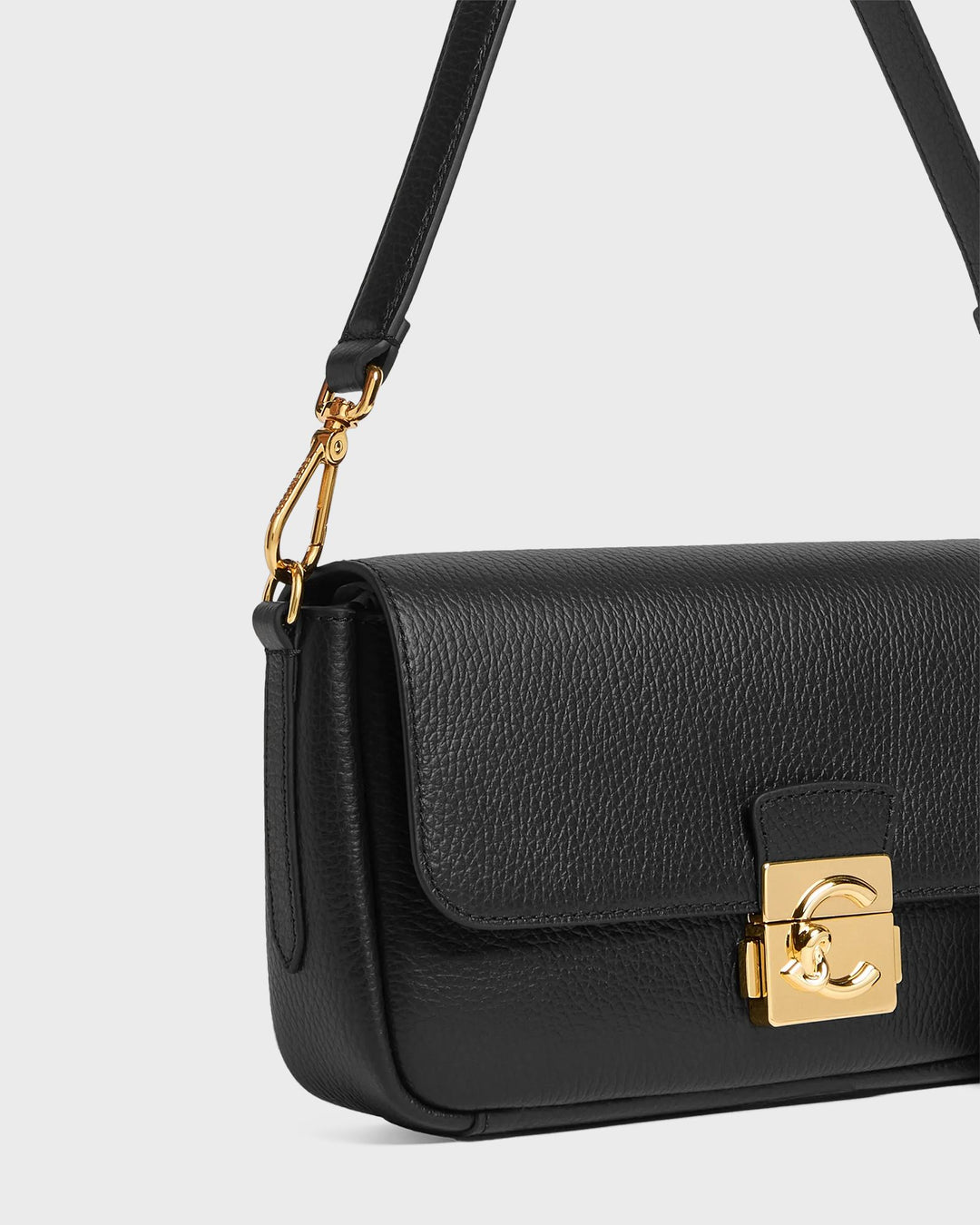 Coccinelle Handtasche Coccinelle C-Me Lock Black – Bild 4