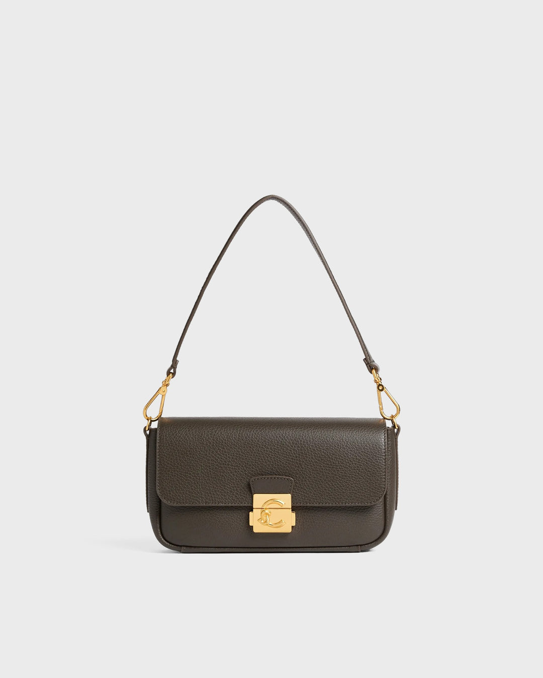 Coccinelle Handtasche Coccinelle C-Me Lock Fango