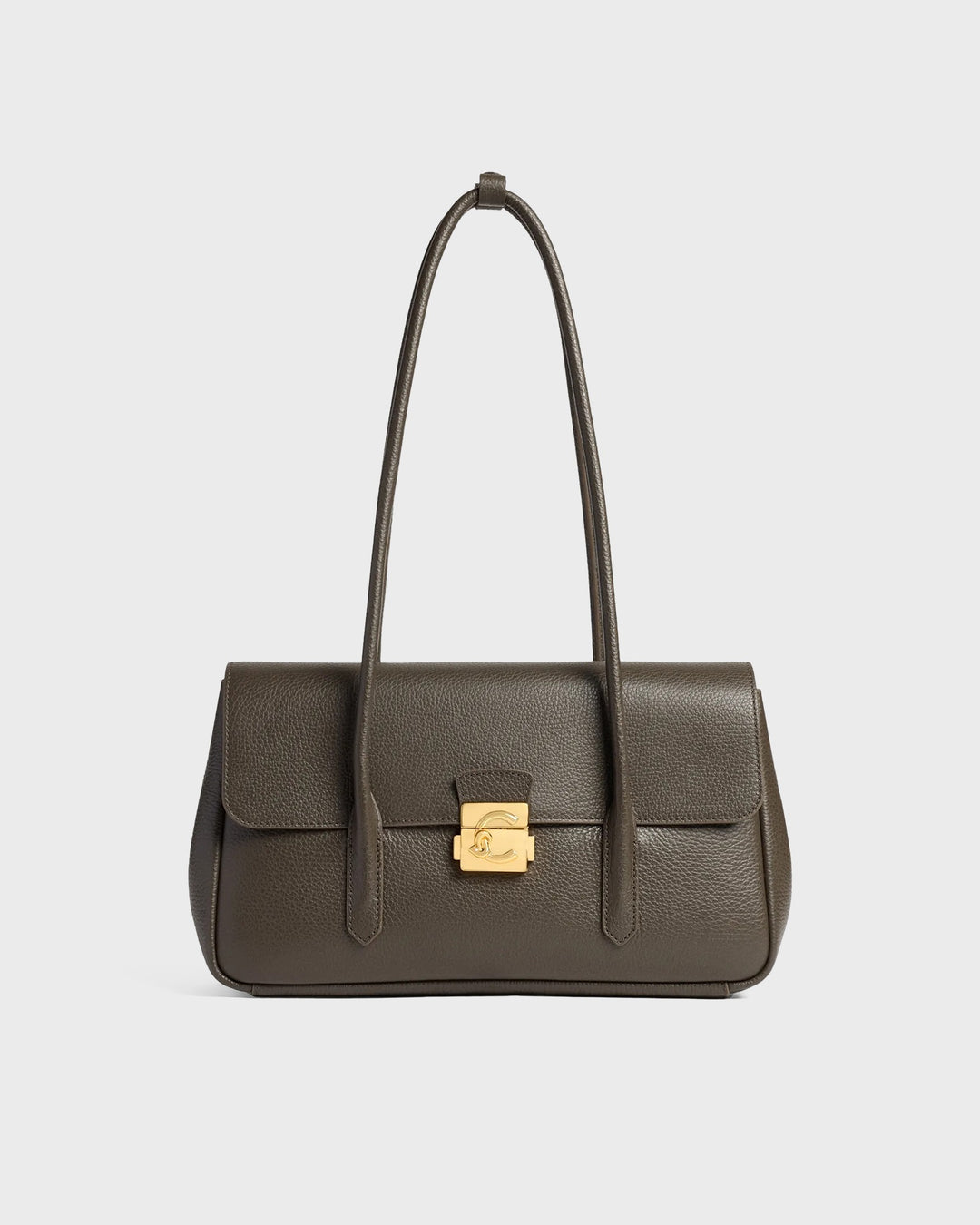 Coccinelle Handtasche Coccinelle C-Me Lock Fango