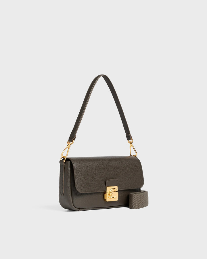 Coccinelle Handtasche Coccinelle C-Me Lock Fango – Bild 2