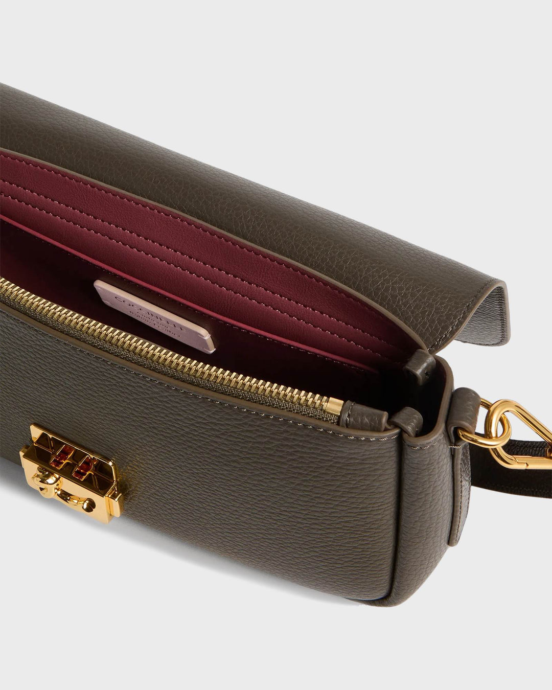 Coccinelle Handtasche Coccinelle C-Me Lock Fango – Bild 3