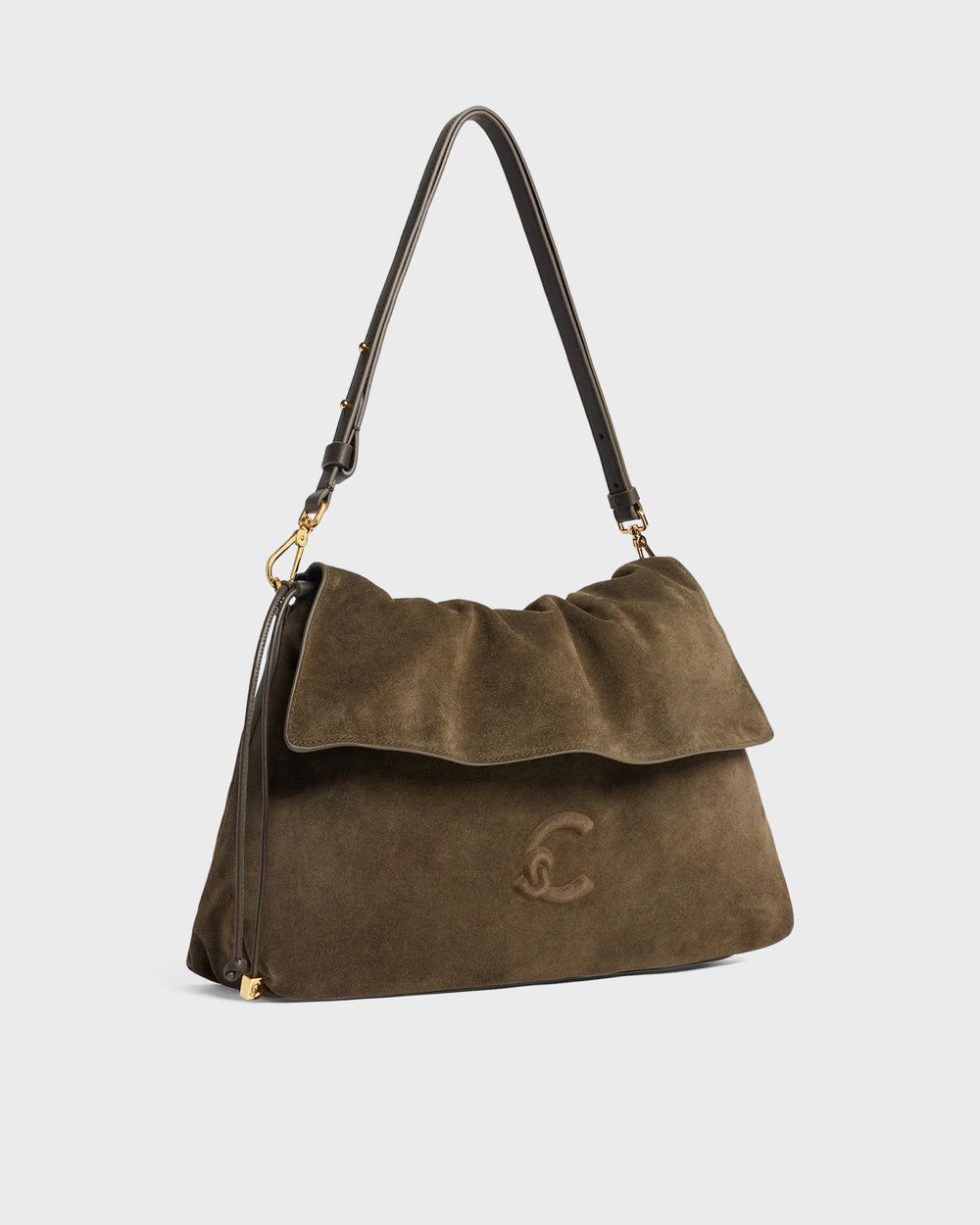 Coccinelle Handtasche Coccinelle Lidia Suede Fango – Bild 2