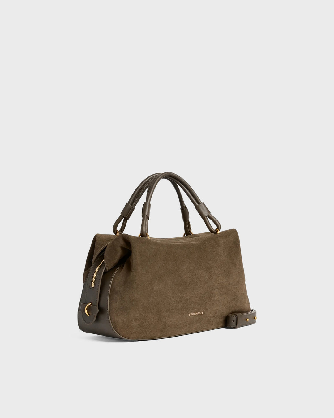 Coccinelle Handtasche Coccinelle Lizzie Suede Fango – Bild 2