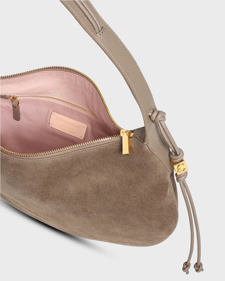 Coccinelle Handtasche Coccinelle Thess Medium Warm Taupe – Bild 3
