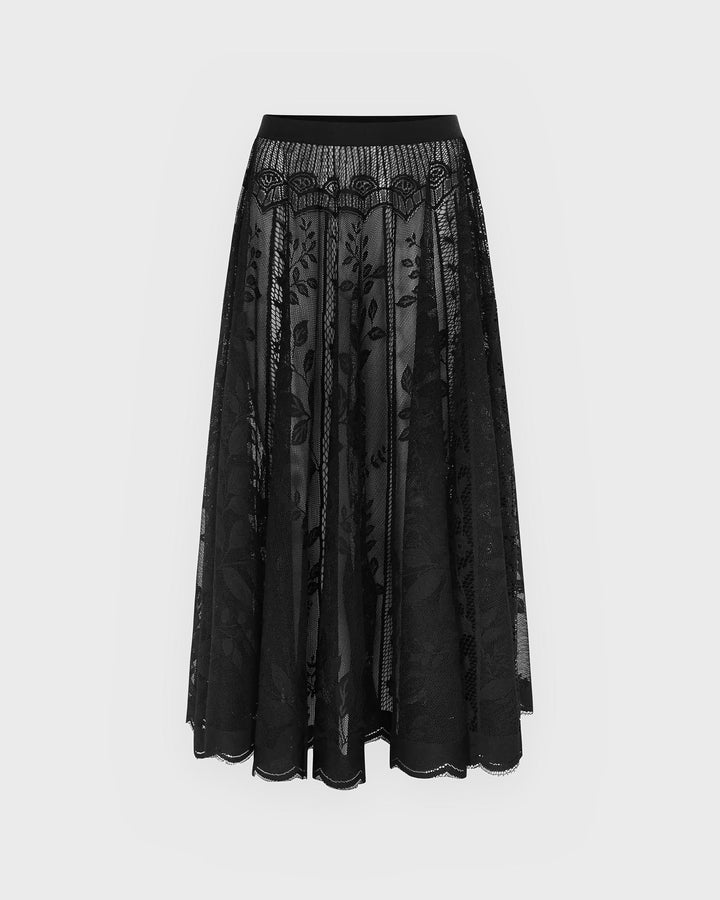 lollys laundry Rock CollinsLL Midi Skirt Black