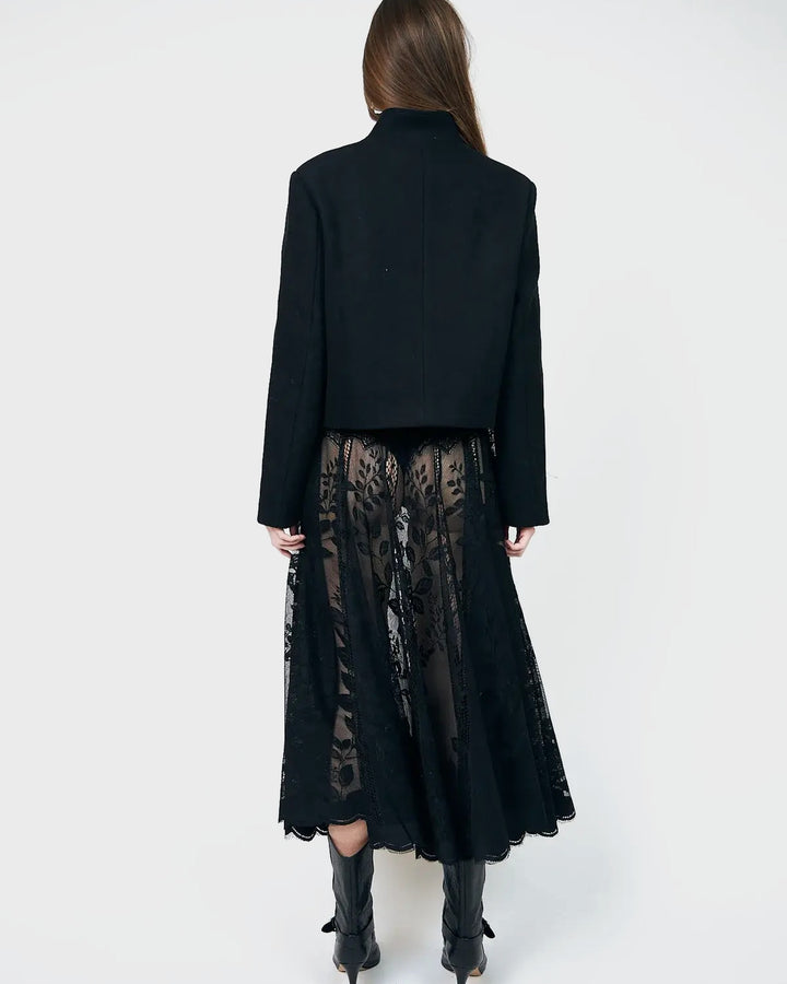 lollys laundry Rock CollinsLL Midi Skirt Black – Bild 4