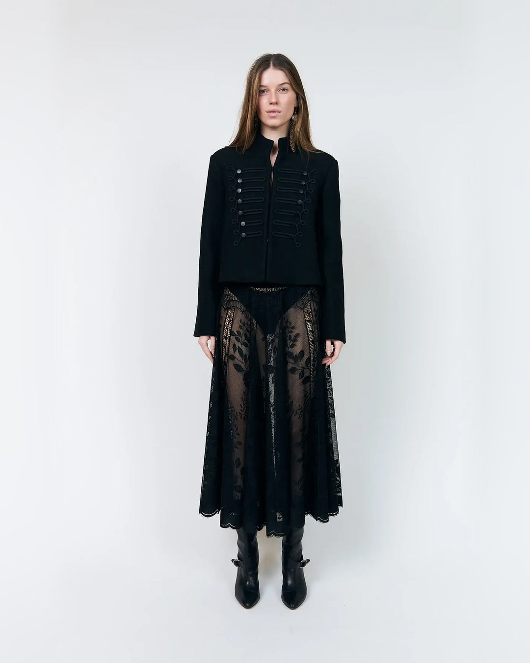 lollys laundry Rock CollinsLL Midi Skirt Black – Bild 5
