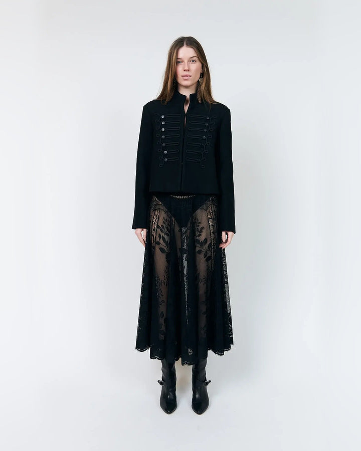 lollys laundry Rock CollinsLL Midi Skirt Black – Bild 5