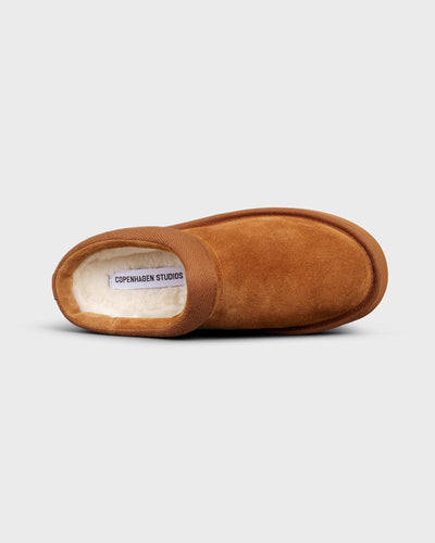 Copenhagen Studios Pantoletten CPH249 Suede Cognac myMEID