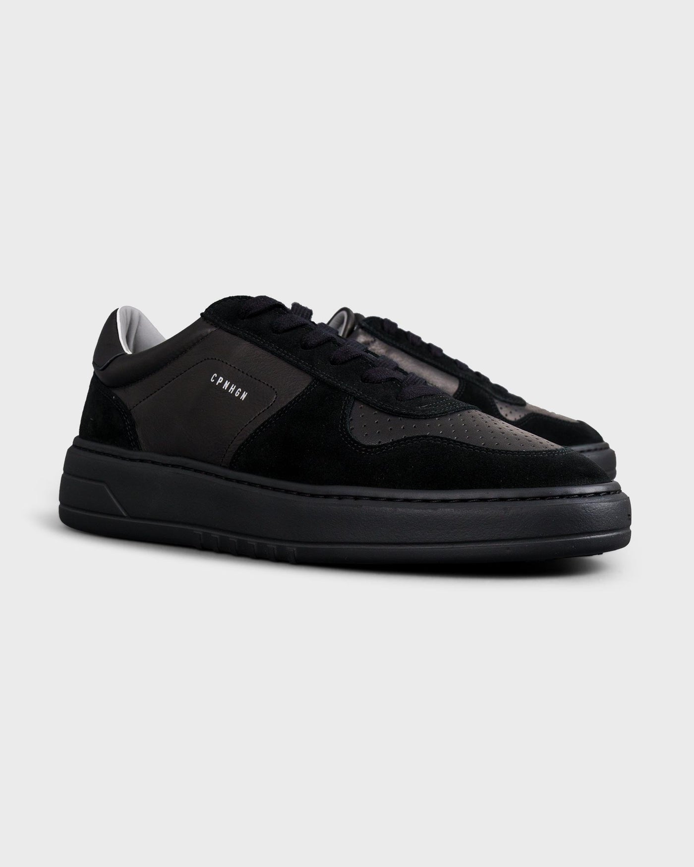 Copenhagen Studios Herren Sneaker CPH77M Leather Mix Black myMEID