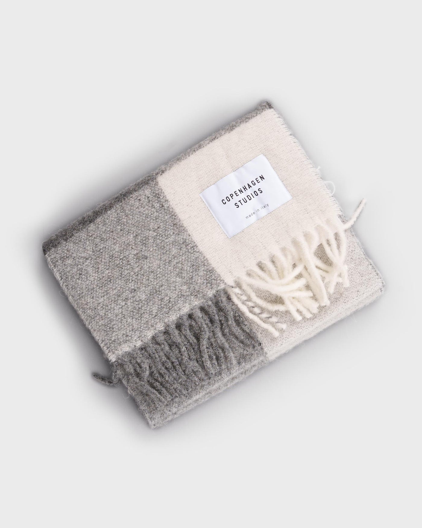 Copenhagen Studios Schal CPH SHAWL 1 Wool Mix Grey Melange myMEID